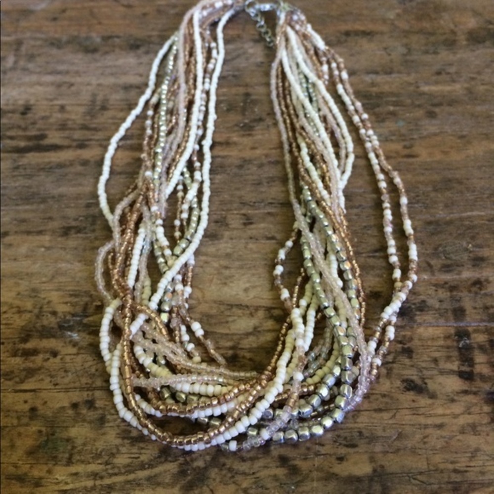 Beaded boho necklace